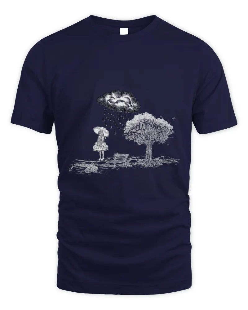 Stormy Weather-Hand drawn artwork by Evangelyn<3- Unisex Tshirt