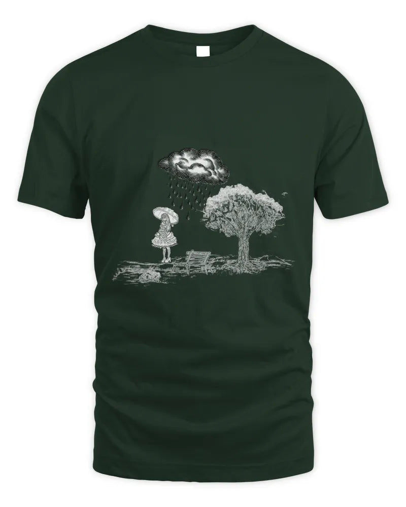 Stormy Weather-Hand drawn artwork by Evangelyn<3- Unisex Tshirt