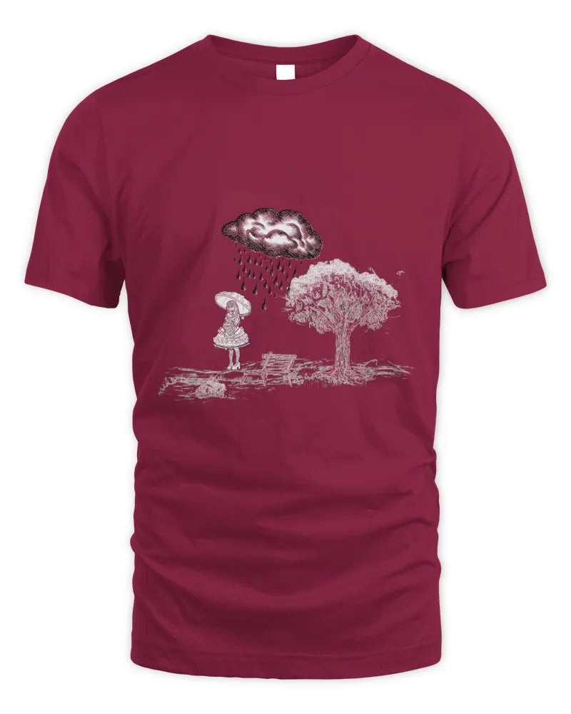 Stormy Weather-Hand drawn artwork by Evangelyn<3- Unisex Tshirt