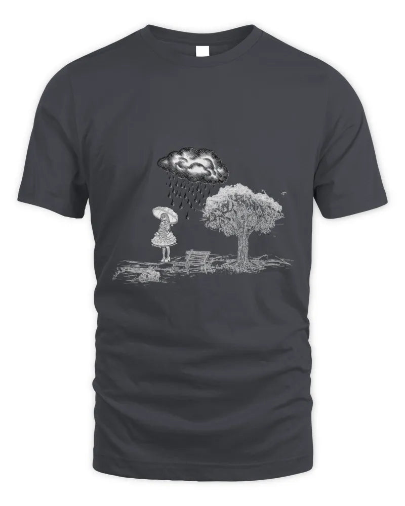 Stormy Weather-Hand drawn artwork by Evangelyn<3- Unisex Tshirt