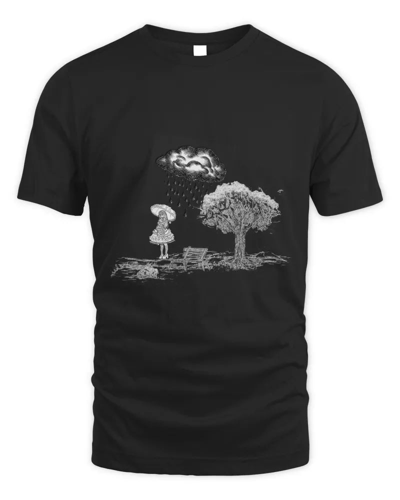 Stormy Weather-Hand drawn artwork by Evangelyn<3- Unisex Tshirt