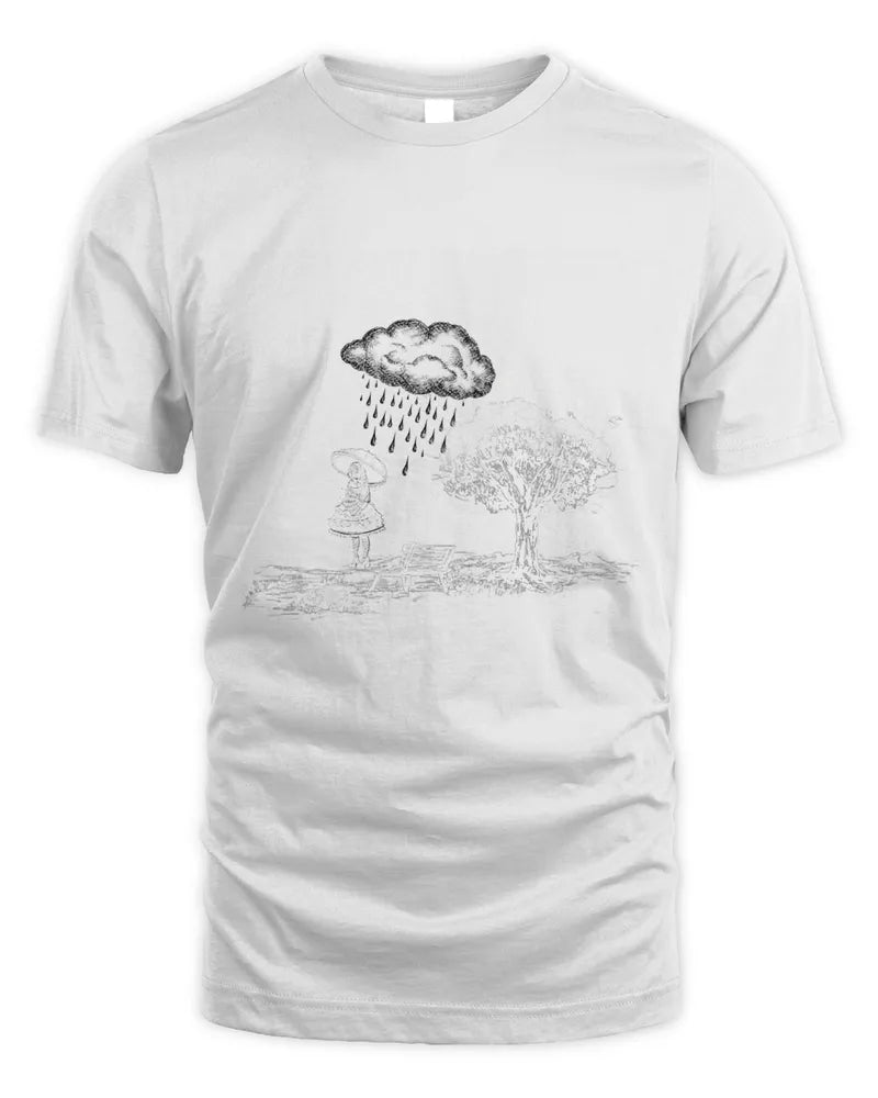 Stormy Weather-Hand drawn artwork by Evangelyn<3- Unisex Tshirt