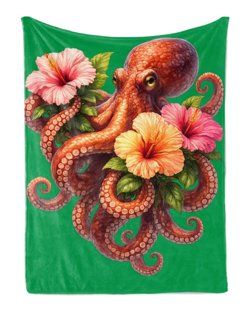 Octopus Fleece Blanket