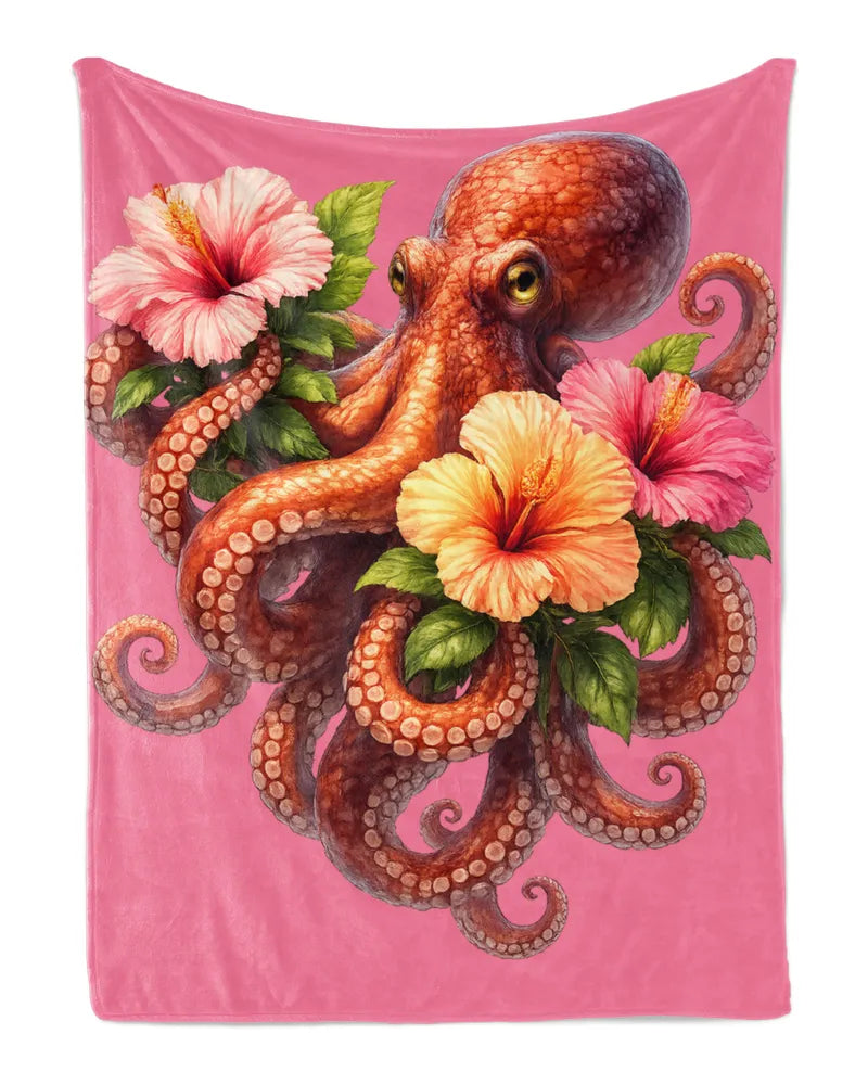 Octopus Fleece Blanket