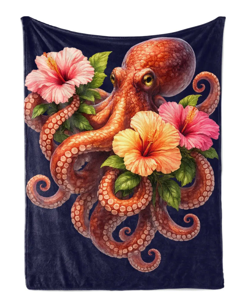 Octopus Fleece Blanket