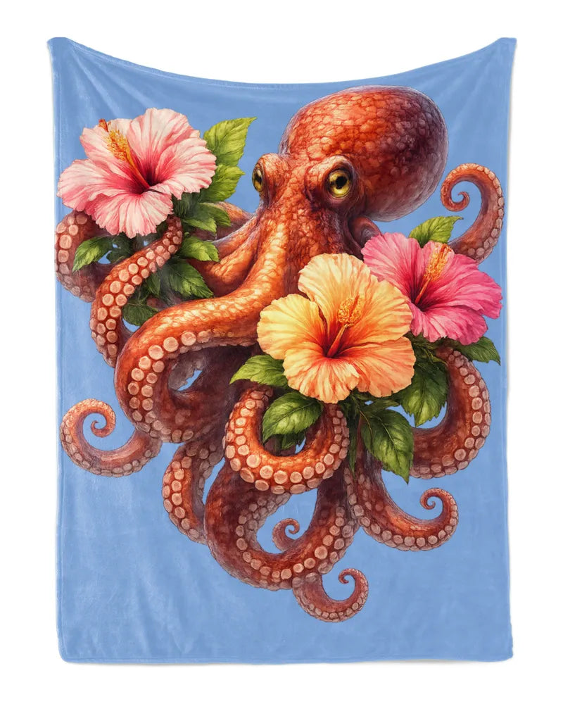 Octopus Fleece Blanket