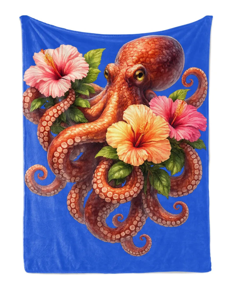 Octopus Fleece Blanket
