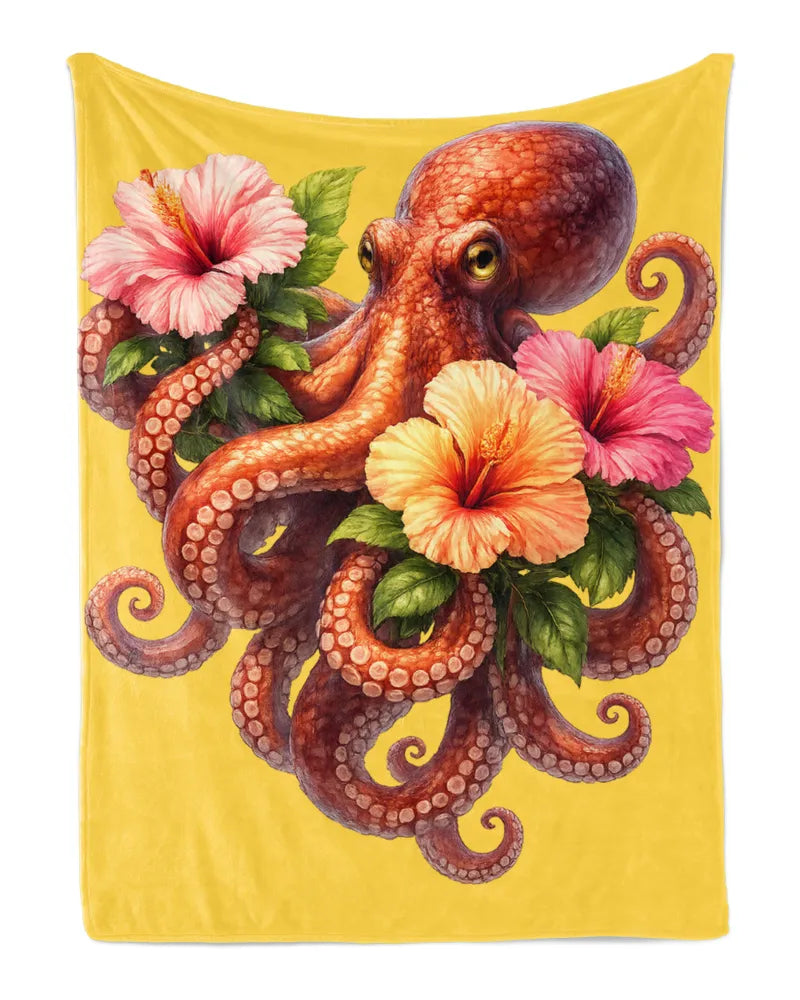 Octopus Fleece Blanket