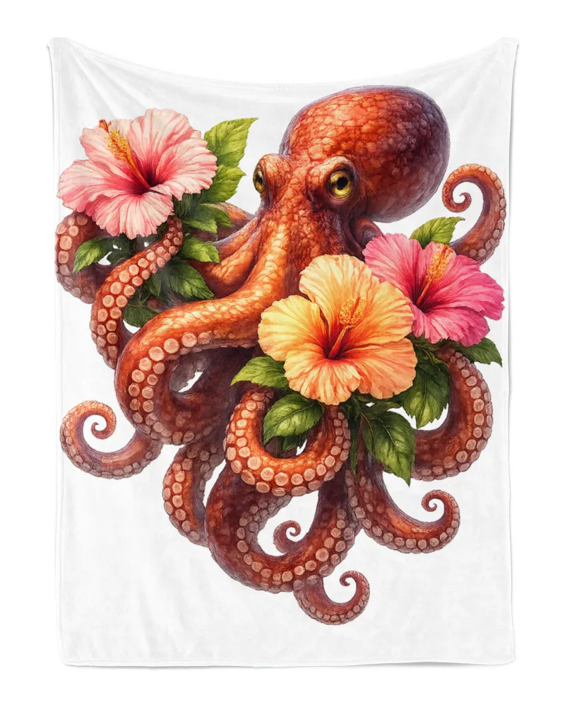 Octopus Fleece Blanket