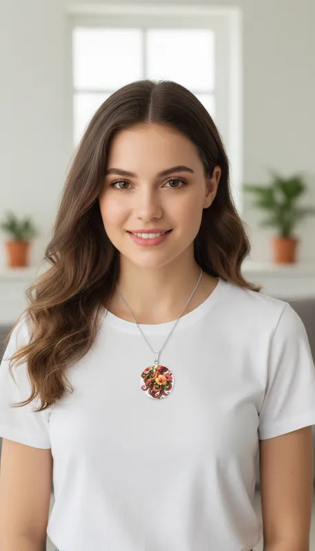 Sea Flower Necklace- Gold or Silver