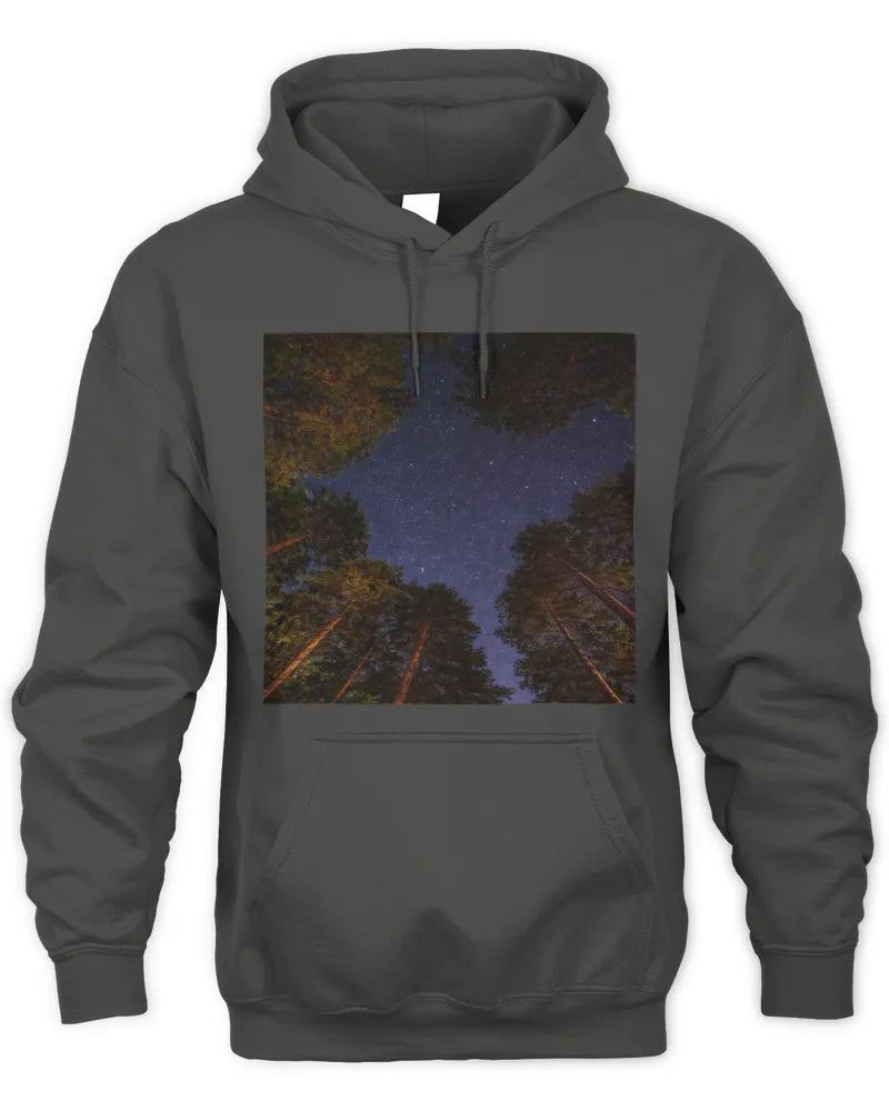 Stary Night in Redwoods - Photography by Erick - Unisex Hoodie