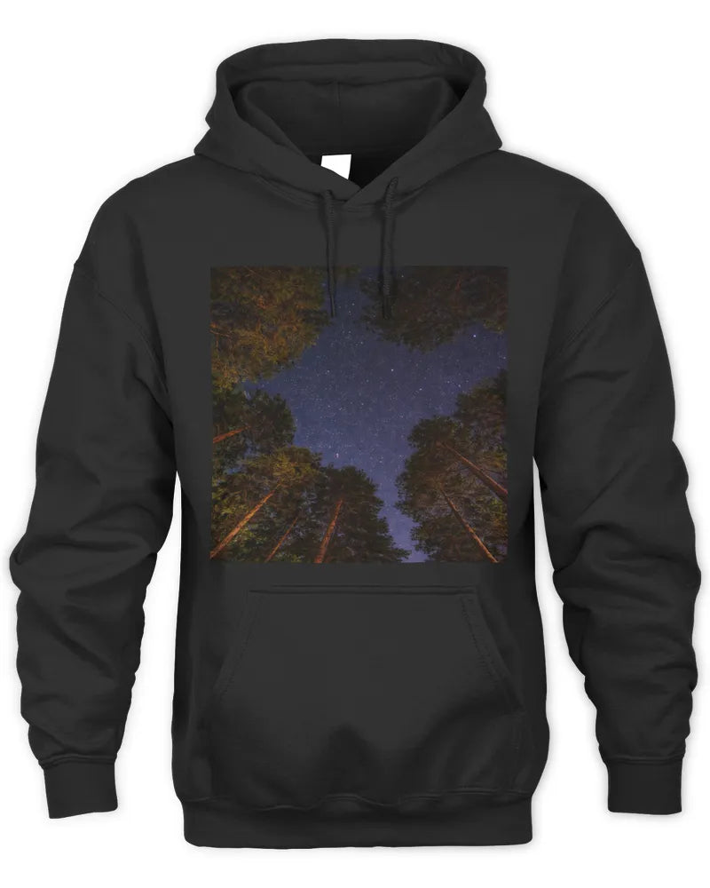 Stary Night in Redwoods - Photography by Erick - Unisex Hoodie