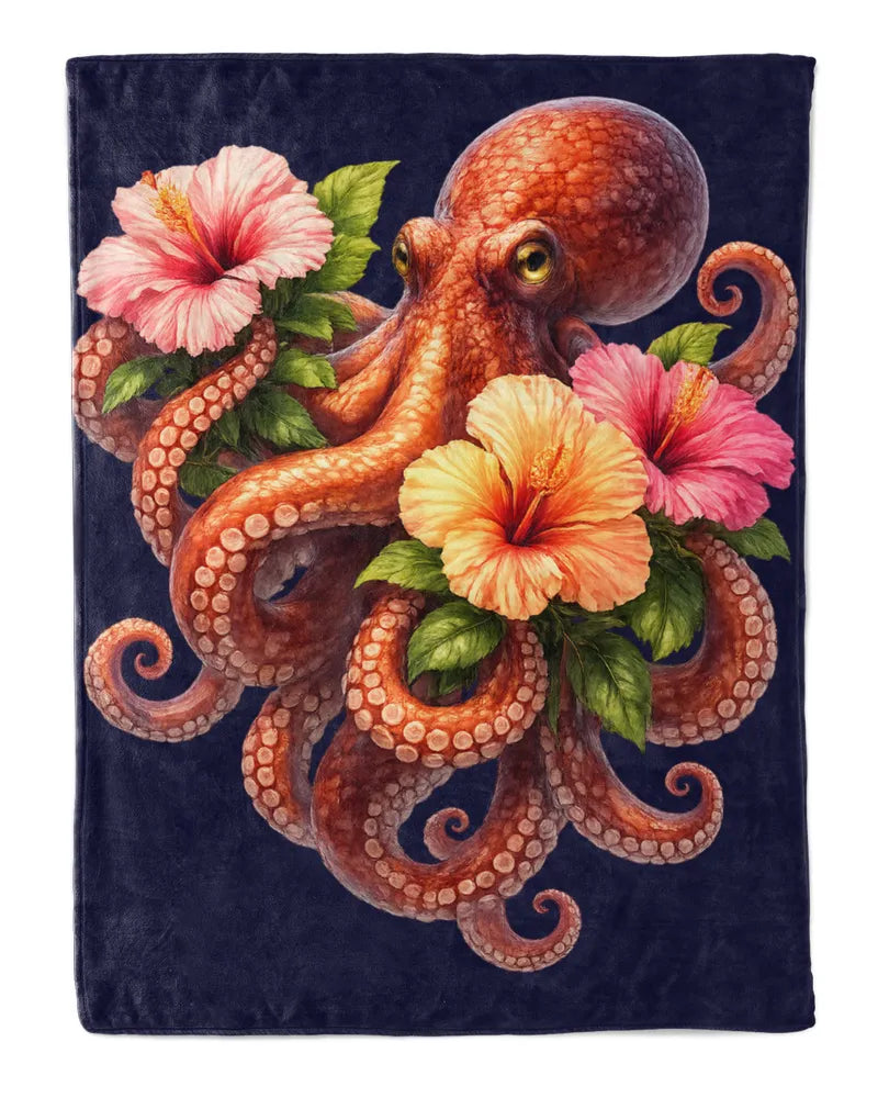 Octopus Fleece Blanket