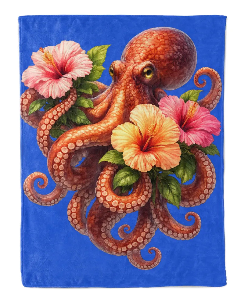 Octopus Fleece Blanket