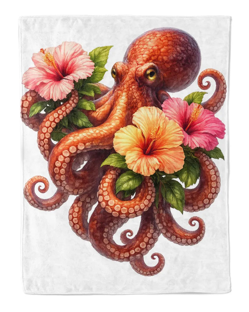 Octopus Fleece Blanket
