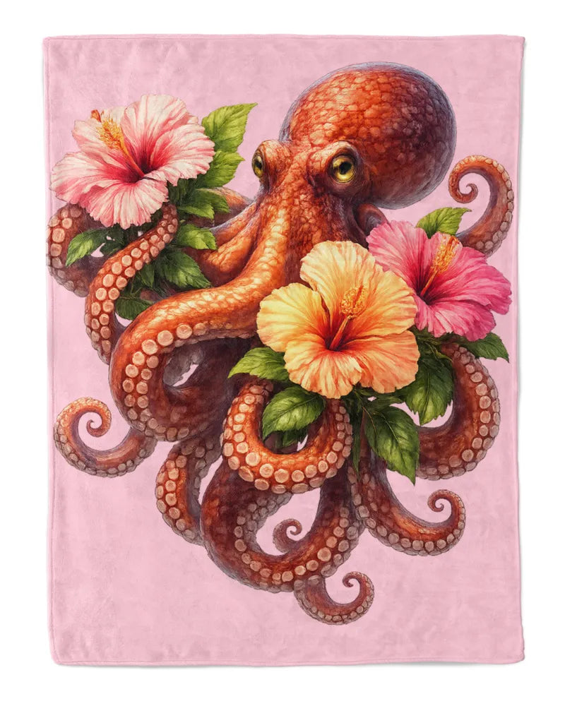 Octopus Fleece Blanket