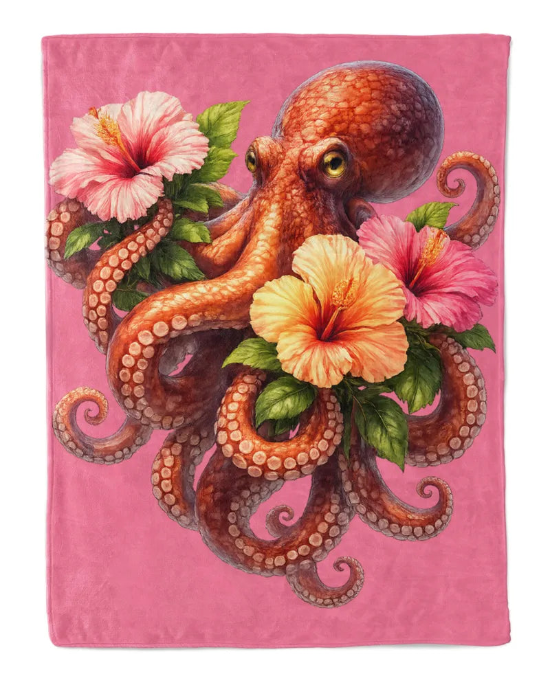 Octopus Fleece Blanket