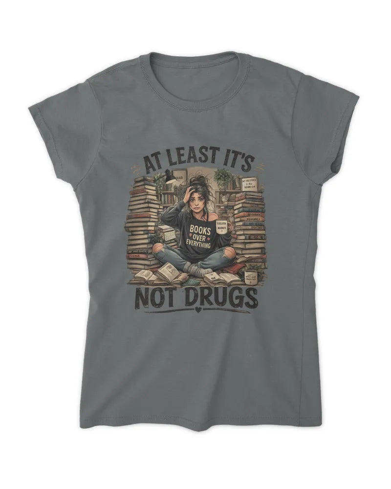 Reading Addiction | Unisex Graphic T-Shirt | Book Lover Gift