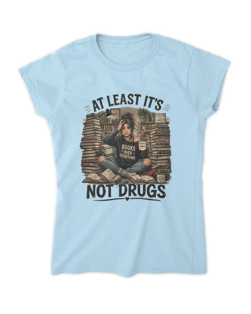 Reading Addiction | Unisex Graphic T-Shirt | Book Lover Gift