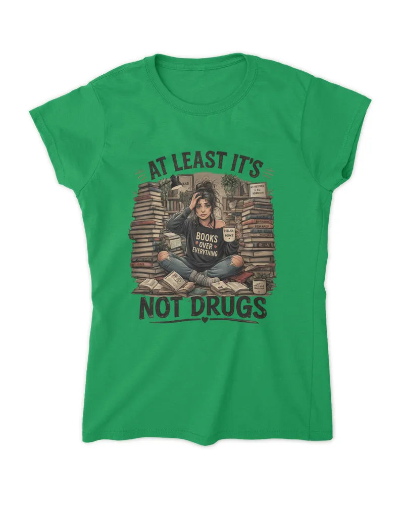 Reading Addiction | Unisex Graphic T-Shirt | Book Lover Gift
