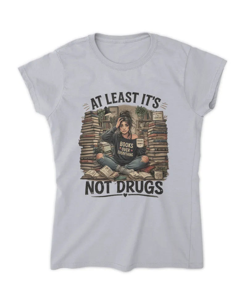 Reading Addiction | Unisex Graphic T-Shirt | Book Lover Gift