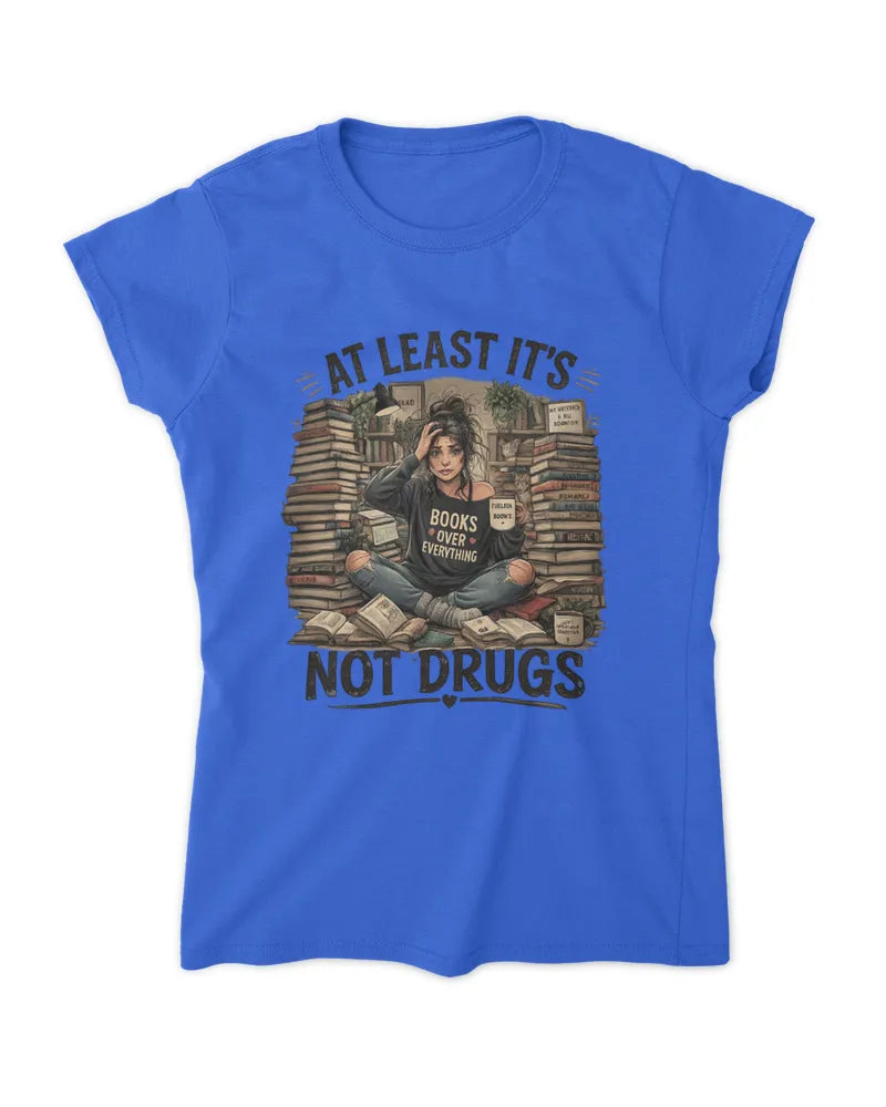 Reading Addiction | Unisex Graphic T-Shirt | Book Lover Gift